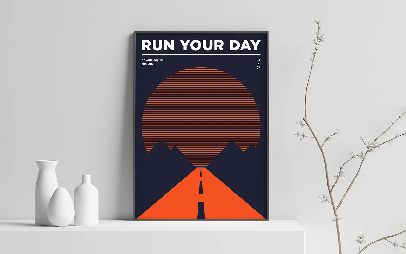 Poster side project: run your day